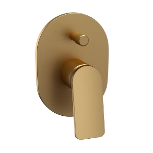 Picture of Single Lever In-wall Diverter - Gold Matt PVD