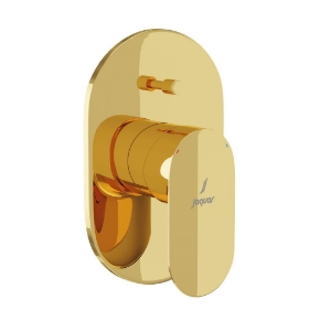 Picture of Exposed Part Kit of Single Lever Hi Flow In-wall Diverter - Gold Bright PVD