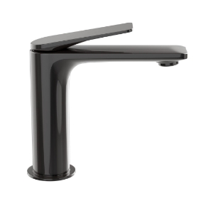 Picture of Single Lever Extended Basin Mixer - Black Chrome