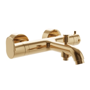 Picture of Opal Prime Thermostatic Bath & Shower Mixer - Auric Gold