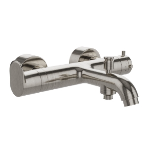 Picture of Opal Prime Thermostatic Bath & Shower Mixer - Stainless Steel